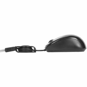 Targus AMU75EU Travel Mouse - USB - Optical/BlueTrace - Black - Cable - 1000 dpi - Scroll Wheel - Symmetrical