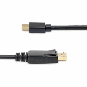 StarTech.com 6ft Mini DisplayPort to DisplayPort 1.2 Cable, 4K x 2K mDP to DisplayPort Adapter Cable, Mini DP to DP Cable 