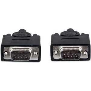 Manhattan CABLE MONITOR SVGA 8MM HD15M-M 30.0M - Extremo Secundario: 1 x 15-pin HD-15 - Male - Admite hasta1360 x 768 - Ap
