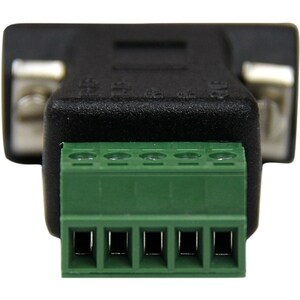 StarTech.com RS422 RS485 Serial DB9 to Terminal Block Adapter - Convert an RS-422 or RS-485 DB 9 male serial connector to 