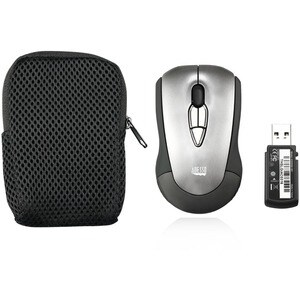 Adesso Wireless presenter mobile mouse (Air Mouse Mobile) - Wireless - 30 ft - Radio Frequency - 2.40 GHz - USB - Symmetri
