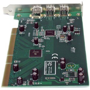 StarTech.com 3 Port 2b 1a PCI 1394b FireWire Adapter Card with DV Editing Kit - Add 2 FireWire-800 and 1 FireWire-400 to y