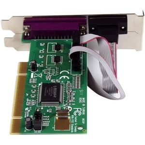 StarTech.com Parallel/serial combo card - PCI - parallel, serial - 3 ports - PCI - 1 x Number of Parallel Ports External -