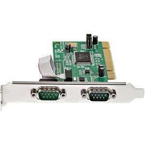 StarTech.com Serial adapter card - PCI - serial - 2 ports - 2 x 9-pin DB-9 Male 16C550 Serial