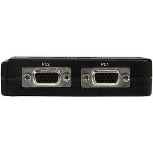 StarTech.com 2 Port USB KVM Kit with Cables and Audio Switching - KVM / audio switch - USB - 2 ports - 1 local user - 2 Co