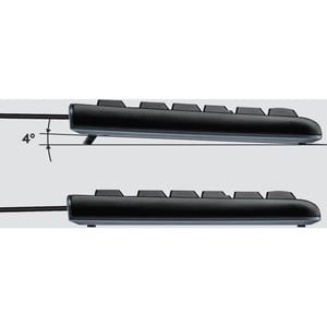 Logitech MK120 Desktop Corded Combo Set - USB Cable Keyboard - 104 Key - USB Cable Mouse - Optical - 1000 dpi - 3 Button -