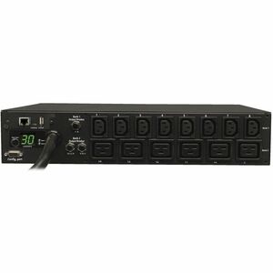 Eaton 5.5kW Single-Phase Switched PDU - LX Interface, 208/230V Outlets (8 C13 & 6 C19), L6-30P Input, 15 ft. (4.57 m) Cord