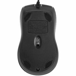 3BTN FULL SIZE USB BLACK OPTICAL MOUSE