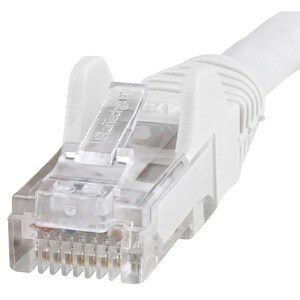 StarTech.com 50ft CAT6 Ethernet Cable - White Snagless Gigabit - 100W PoE UTP 650MHz Category 6 Patch Cord UL Certified Wi