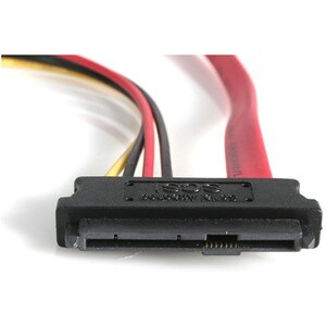 StarTech.com 18in SAS 29 Pin to SATA Cable with LP4 Power - 18in SAS 29 pin to SATA Cable - 18in SFF 8482 to SATA - Cable 