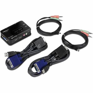 2-Port USB KVM Switch Kit w/ Audio