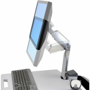 Ergotron Neo-Flex Computer Trolley - 11.79 kg Load Capacity - 4 Casters - Aluminium - Two-tone Grey, Two-tone Grey - 55.9 