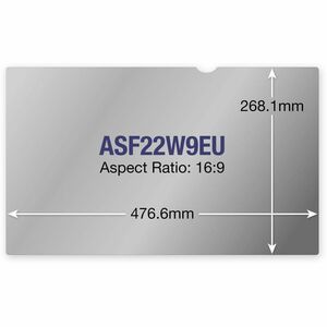 Targus ASF22W9EU Anti-glare Privacy Screen Filter - For 55.9 cm (22") Widescreen LCD Desktop/Laptop - 16:9 - Blue Light Re