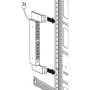 Eaton Tripp Lite Series Bracket Accessory - enables Vertical Installation of 1U PDUs, Power Strips and Surge Protectors - 