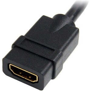 StarTech.com 6in HDMI Extension Cable, Short HDMI Cable Extender Male to Female, 4K UHD HDMI Port Saver M/F, HDMI 1.4, HDM
