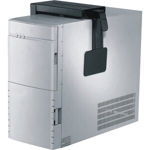 Newstar Under Desk & On-Wall PC Mount (Suitable PC Dimensions - Height: 30-53 cm / Width: 8-22 cm) - Black - Height Adjust