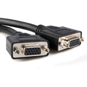 StarTech.com LFH 59 Male to Dual Female VGA DMS 59 Cable - Cable for Monitor, Graphics Card - First End: 2 x 15-pin HD-15 
