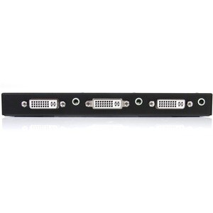 StarTech.com 2 Port DVI Video Splitter with Audio - 1920 x 1200 - 10 m Maximum Operating Distance - Audio Line In - Audio 
