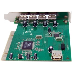 StarTech.com Carte Adaptateur PCI vers 7 Ports USB 2.0 - Interne Externe - 7 Total de ports USB - 7 Port(s) USB 2.0 - PC, 
