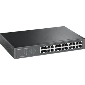 TP-Link TL-SF1024D 24 Ports Ethernet Switch - Fast Ethernet - 10/100Base-TX - 2 Layer Supported - Twisted Pair - Desktop, 