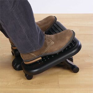 Kensington SoleMassage 56155EU Footrest - 1 Pack - 76.20 mm - 127 mm Adjustable Height - 30° Tilt