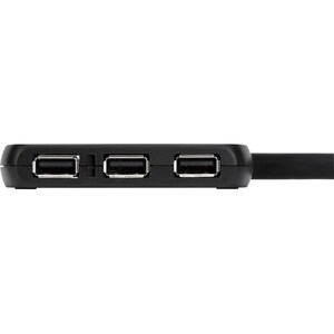 Targus ACH114EU USB-Hub - USB - Extern - Schwarz - 4 Total USB Port(s) - 4 USB 2.0 Port(s) - PC, Mac