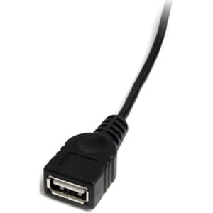 StarTech.com 1 ft Mini USB 2.0 Cable - USB A to Mini B F/M - Convert a USB A-A cable into a USB A-to-Mini USB cable