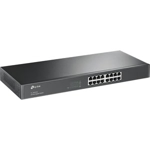 TP-LINK TL-SG1016 - 16-Port Gigabit Ethernet Switch - Plug and Play - Sturdy Metal w/ Shielded Ports - Rackmount - Fanless