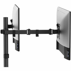 SIIG Articulating Dual Monitor Desk Mount - 17" to 32" - Height Adjustable - 2 Display(s) Supported - 17" to 32" Screen Su