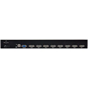 StarTech.com 8 Port 1U Rackmount USB KVM Switch Kit with OSD and Cables - A complete 8-port USB KVM kit, including all nec