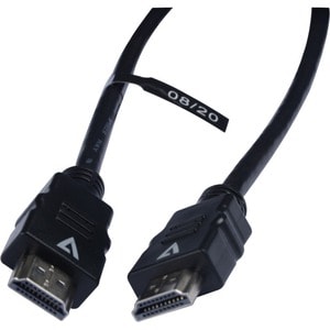 V7 V7E2HDMI4-03M-BK 3 m HDMI A/V Cable for PC, Monitor, HDTV, Projector, Audio/Video Device - First End: 1 x HDMI Digital 