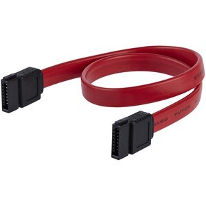 StarTech.com 12in SATA Serial ATA Cable - This high quality SATA cable is designed for connecting SATA drives even in tigh