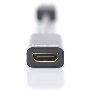 Assmann AK-340400-001-S 15 cm DisplayPort/HDMI AV-Kabel - Cable for Audio-/Video-Gerät, Monitor, Projektor, TV - Abschirmu