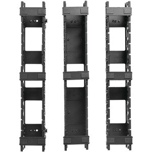 Tripp Lite by Eaton SmartRack SRCABLEVRT3 Vertical Cable Manager - Cable Manager - Black - Steel