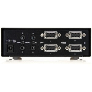 StarTech.com 2x2 VGA Matrix Video Switch Splitter with Audio - 1920 x 1440 - 2 Input Device - 2 Display - Computer, Displa