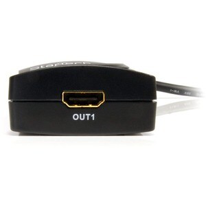 StarTech.com HDMI Splitter 1 In 2 Out - 1080p - 2 Port - USB-Powered - HDMI Multi Port - HDMI Audio Splitter - 1600 x 1200