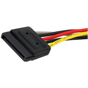 StarTech.com 15cm SATA Power Y Splitter Cable Adapter - M/F - 15cm SATA power Y Cable - 15cm SATA power Splitter - For Dis