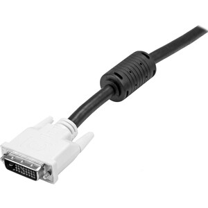 StarTech.com 2m DVI-D Dual Link Cable - Male to Male DVI-D Digital Video Monitor Cable - 25 pin DVI-D Cable M/M Black 2 Me