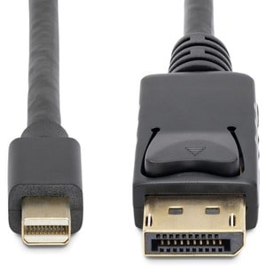 StarTech.com 2m (6ft) Mini DisplayPort to DisplayPort 1.2 Cable, 4K x 2K mDP to DisplayPort Adapter Cable, Mini DP to DP C