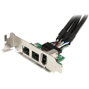 StarTech.com Scheda adattatore Mini PCI Express FireWire 2b 1a 1394 a 3 porte - 3 Porte Firewire totali - 1 Porta/e Firewi
