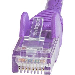 StarTech.com 100 ft Purple Snagless Cat6 UTP Patch Cable - Category 6 - 100 ft - 1 x RJ-45 Male Network - 1 x RJ-45 Male N