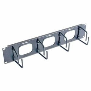 Horizontal Cable Organizer 2U w/pass through holes