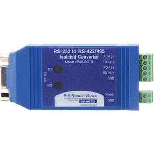 B&B 9PIN 232/485 ISOL CON W/TB&LED - 1 Pack - 1 x 9-pin DB-9 RS-232 Serial Female - 1 x RS-485 Terminal Block