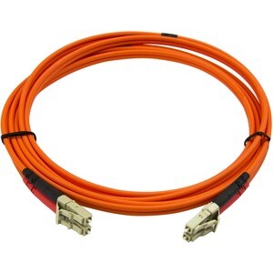 StarTech.com 2m Fiber Optic Cable - Multimode Duplex 50/125 - LSZH Fiber Jumper Cord - LC/LC - Cable for Network Device - 