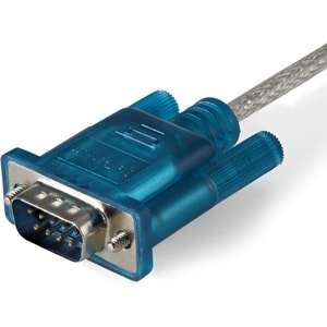 StarTech.com Cavo adattatore seriale USB a RS-232 DB9 90 cm - M/M - Nero