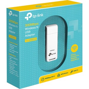 TP-Link TL-WN821N IEEE 802.11n Wi-Fi Adapter - USB - 300 Mbit/s - 2.48 GHz ISM - External