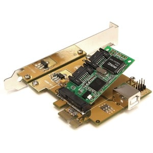 StarTech.com PCI Express to Mini PCI Express Card Adapter - 1 x Mini PCI Express, 1 x IDC