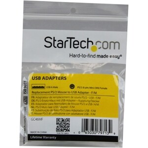 StarTech.com Ersatz PS/2 Maus auf USB Adapter - Bu/St - Schwarz