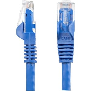 StarTech.com 6in CAT6 Ethernet Cable - Blue Snagless Gigabit - 100W PoE UTP 650MHz Category 6 Patch Cord UL Certified Wiri