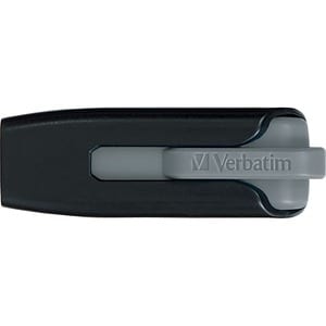 Microban Store 'n' Go V3 USB Drive - 32 GB - USB 3.2 (Gen 1) Type A - Gray, Black - Lifetime Warranty - 1 Each